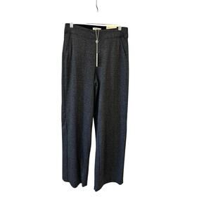 Max studio Blk White Tweed Stretchy Pant Bell Bottom Woman’s Small